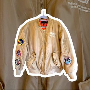 NASA bomber jacket, unisex size medium